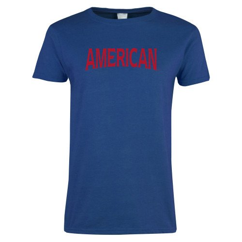  Womens Royal Short Sleeve Tee - Wordmark