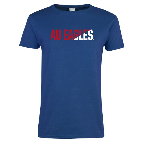  Womens Royal Short Sleeve Tee - AU Eagles