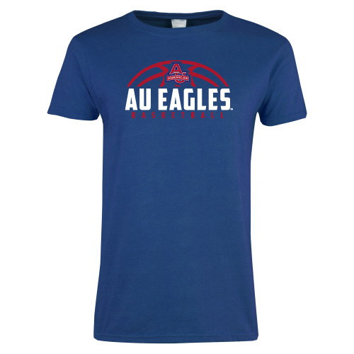  Womens Royal Short Sleeve Tee - Basketball