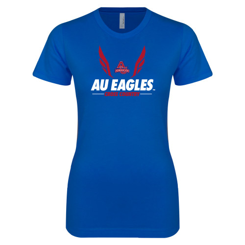  Next Level Womens Royal Boyfriend Tee - Cross Country