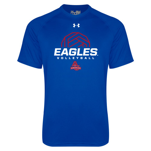  Under Armour Royal Tech Tee - Volleyball