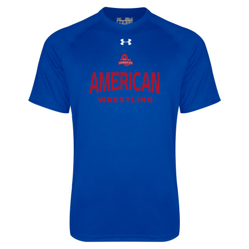  Under Armour Royal Tech Tee - Wrestling