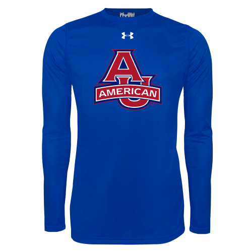  Under Armour Royal Long Sleeve Tech Tee - Primary Mark