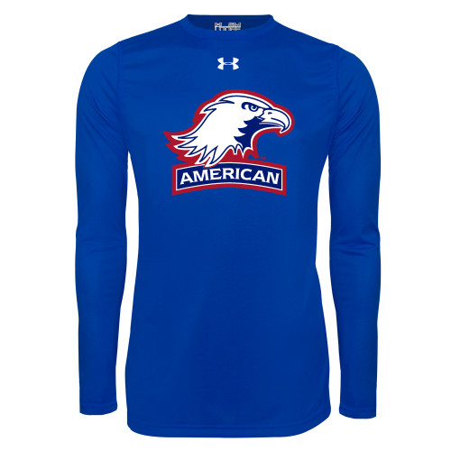  Under Armour Royal Long Sleeve Tech Tee - Primary Mark 2