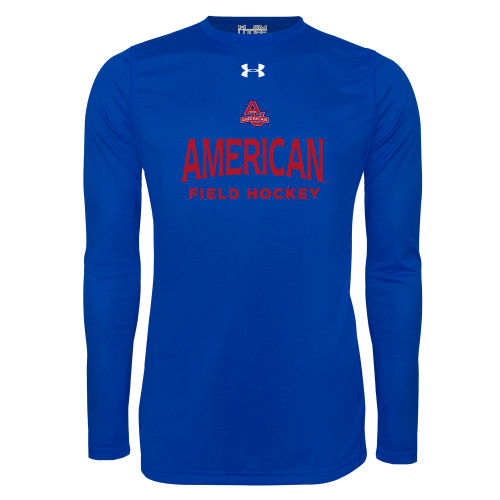  Under Armour Royal Long Sleeve Tech Tee - Field Hockey
