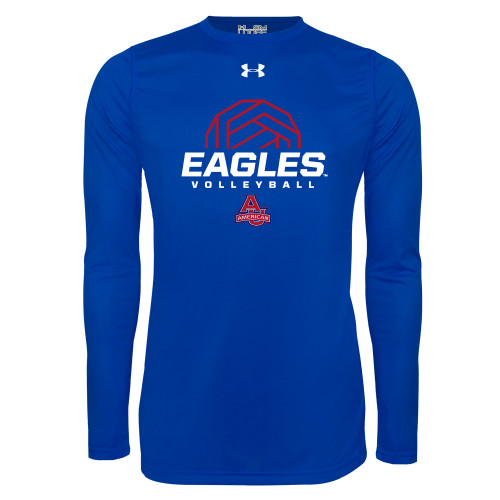  Under Armour Royal Long Sleeve Tech Tee - Volleyball