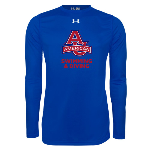  Under Armour Royal Long Sleeve Tech Tee - Swimming and Diving