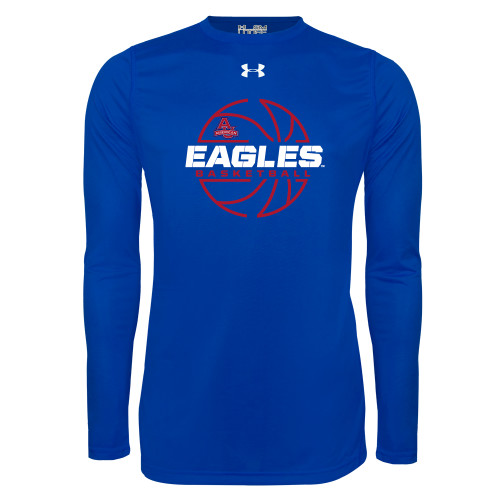  Under Armour Royal Long Sleeve Tech Tee - Basketball