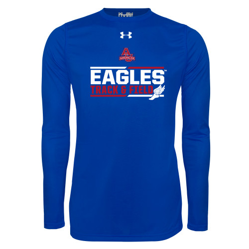  Under Armour Royal Long Sleeve Tech Tee - Track and Field