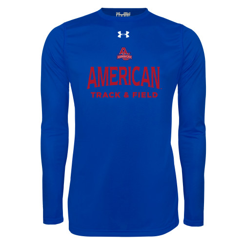  Under Armour Royal Long Sleeve Tech Tee - Track and Field