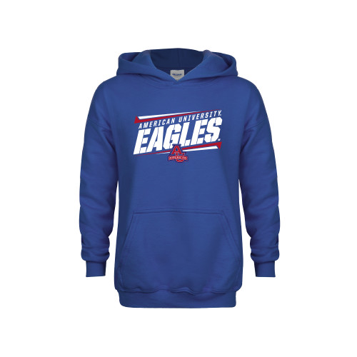  Youth Royal Fleece Hoodie - American University Eagles