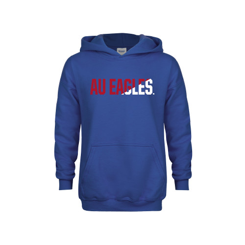  Youth Royal Fleece Hoodie - AU Eagles