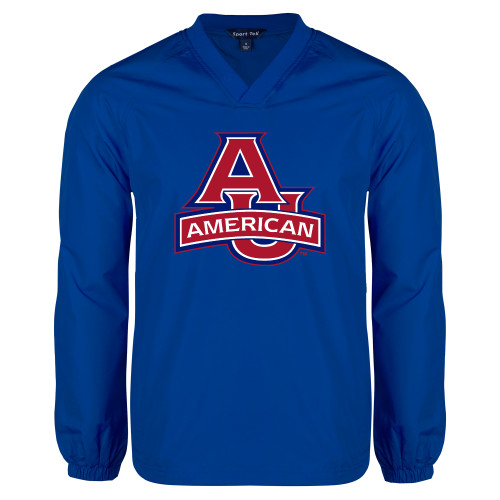  Royal V Neck Raglan Windshirt - Primary Mark