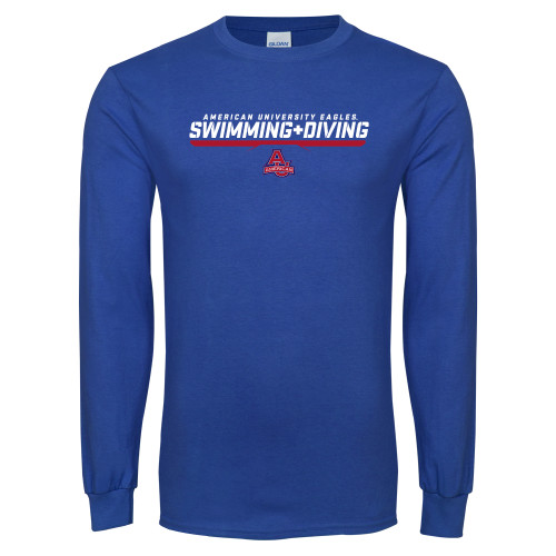  Royal Long Sleeve T Shirt - Swimming and Diving