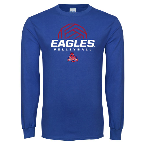  Royal Long Sleeve T Shirt - Volleyball