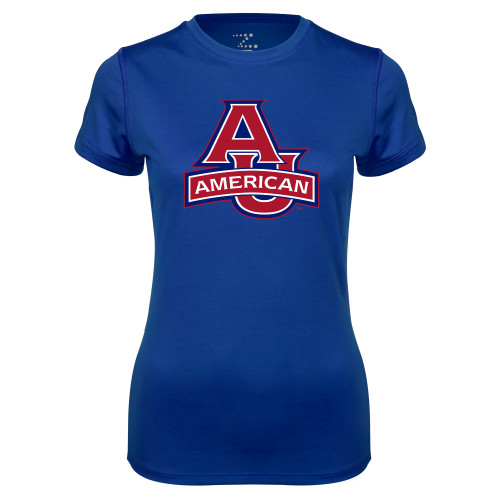  Womens Royal Performance Tee - Primary Mark