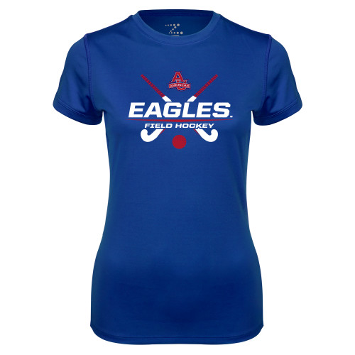 Womens Royal Performance Tee - Field Hockey