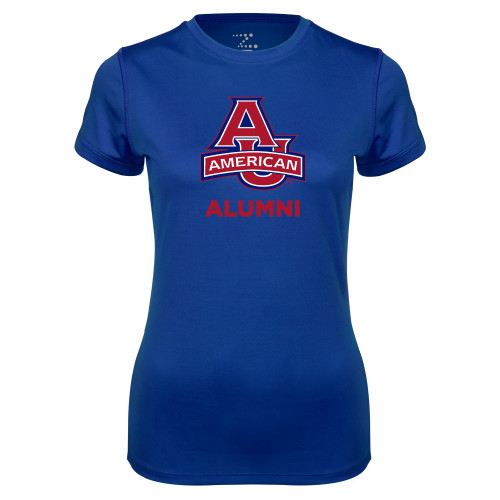  Womens Royal Performance Tee - Alumni