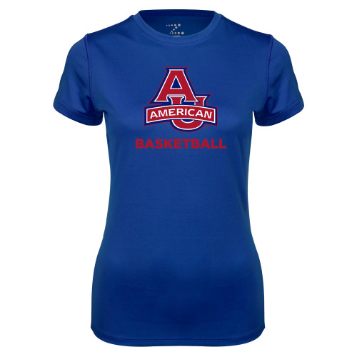  Womens Royal Performance Tee - Basketball