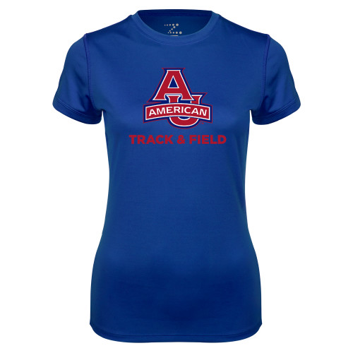  Womens Royal Performance Tee - Track and Field