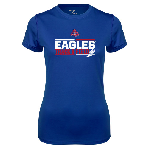  Womens Royal Performance Tee - Track and Field