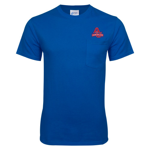  Royal T Shirt w/Pocket - Primary Mark