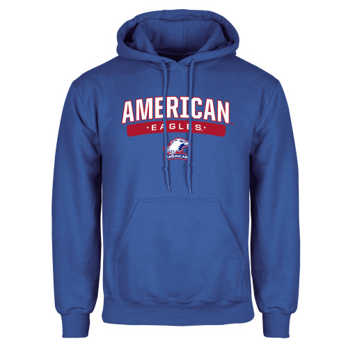  Royal Fleece Hoodie - American Eagles with Eagle Head
