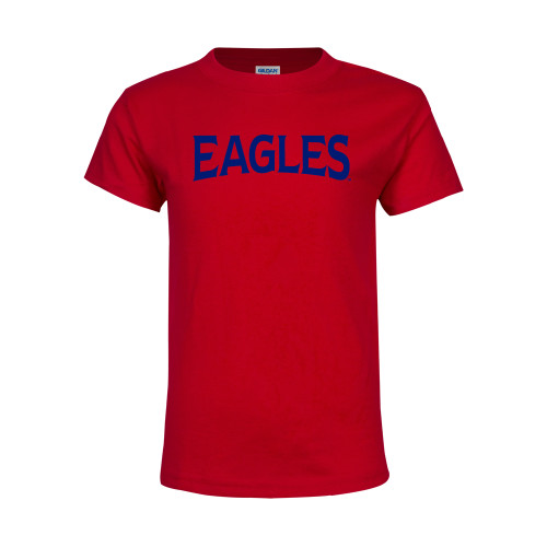  Youth Red T Shirt - Wordmark 2