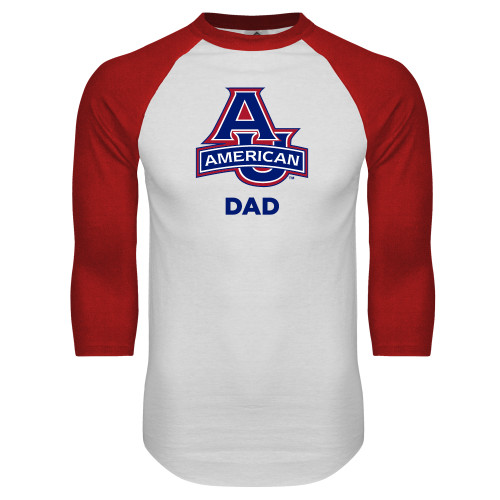 Main Image for  White/Red Raglan Baseball T Shirt