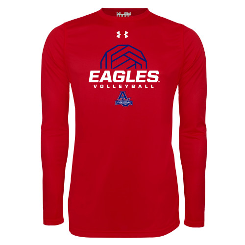 Main Image for  Under Armour Red Long Sleeve Tech Tee