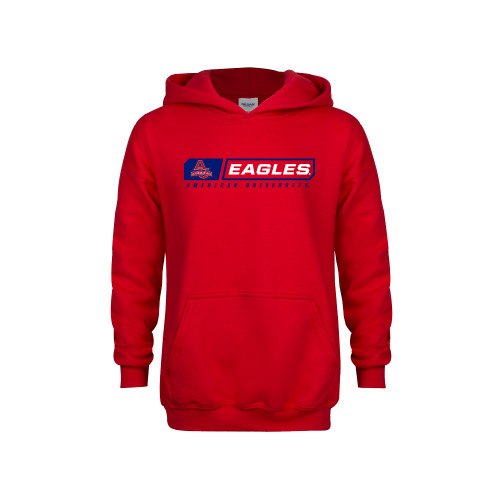  Youth Red Fleece Hoodie - Eagles American University