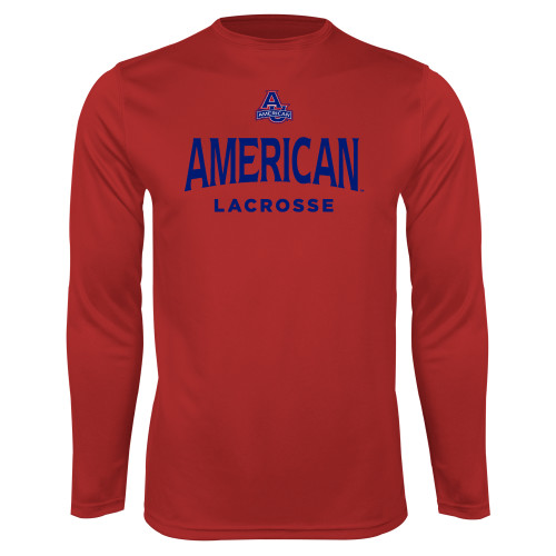 Main Image for  Red Performance Long Sleeve Shirt