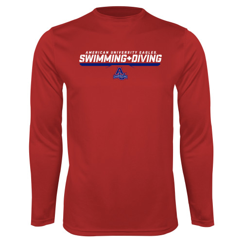 Main Image for  Red Performance Long Sleeve Shirt