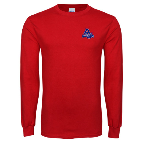  Red Long Sleeve T Shirt - Primary Mark