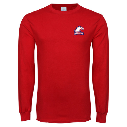  Red Long Sleeve T Shirt - Primary Mark 2