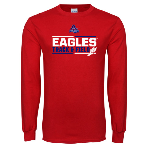  Red Long Sleeve T Shirt - Track and Field