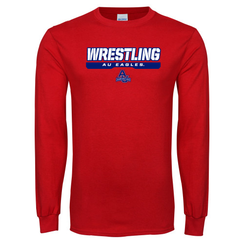  Red Long Sleeve T Shirt - Wrestling
