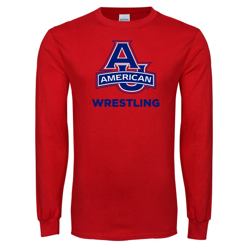  Red Long Sleeve T Shirt - Wrestling