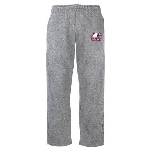  Grey Fleece Open Bottom Pant - Primary Mark 2