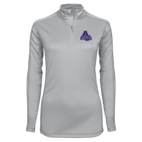 Syntrel Womens Platinum Interlock 1/4 Zip - Primary Mark