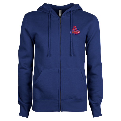  ENZA Womens Royal Fleece Full Zip Hoodie - Primary Mark