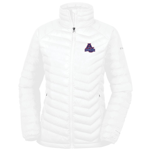  Columbia Womens White Powder Lite Jacket - Primary Mark