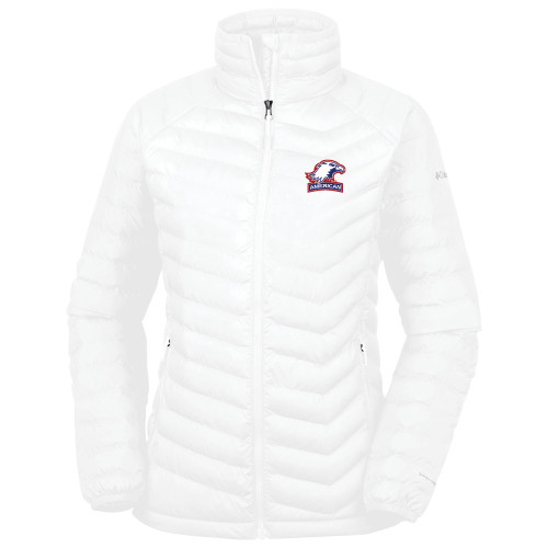  Columbia Womens White Powder Lite Jacket - Primary Mark 2