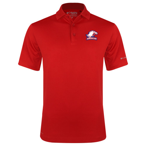  Columbia Red Omni Wick Drive Polo - Primary Mark 2
