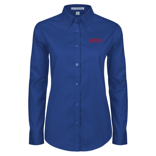 Main Image for  Womens Royal Twill Button Down Long Sleeve 