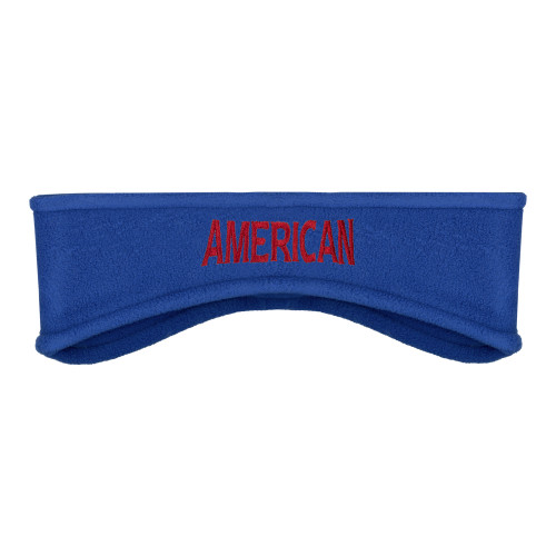  Royal Stretch Fleece Headband - Wordmark