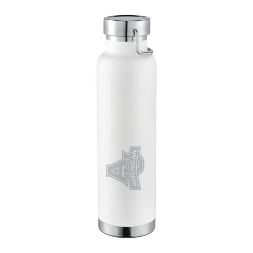  Thor Copper Vacuum Insulated White Bottle 22oz - Primary Mark  Engraved