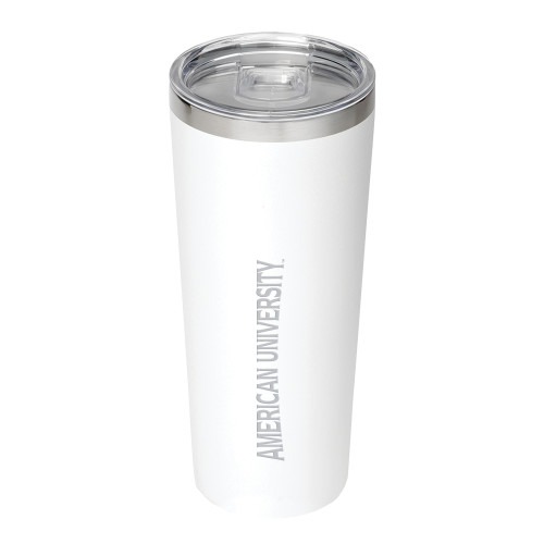  Thor Vacuum Insulated White Tumbler 22oz - Wordmark 3  Engraved