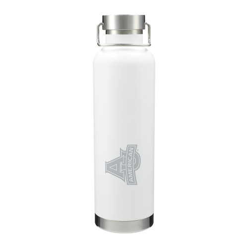  Thor Copper Vacuum Insulated White Bottle 32oz - Primary Mark  Engraved