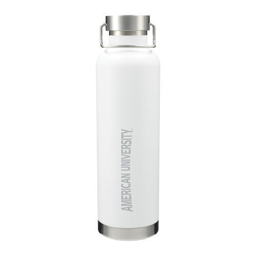  Thor Copper Vacuum Insulated White Bottle 32oz - Wordmark 3  Engraved